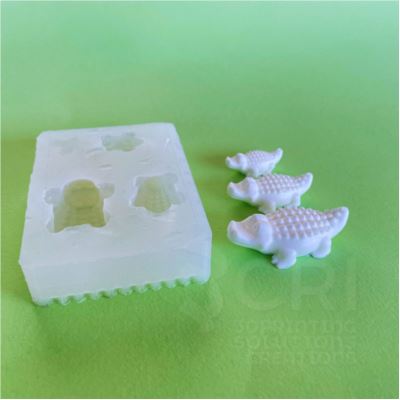 Stampo in silicone Set Coccodrilli stampa 3d